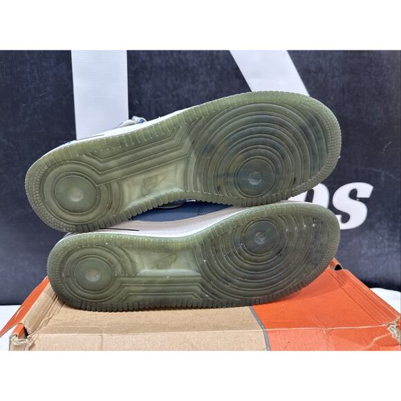 Nike Air Force 1 Mid PRM 313984-411 Michael VICK Size 11.5 COLLECTION ROYALE - Picture 6 of 12